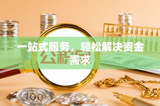 双桥一站式服务，轻松解决资金需求