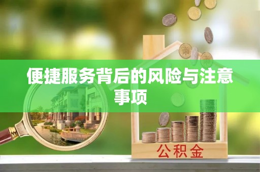 双桥便捷服务背后的风险与注意事项